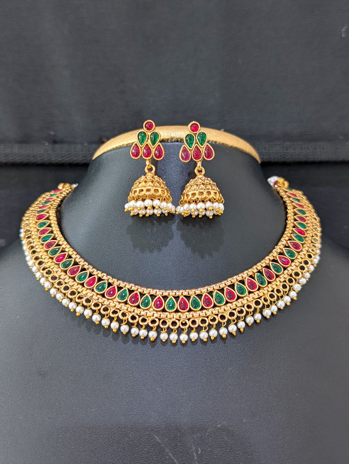 Teardrop Kemp Elegant Choker Necklace set - Simpliful