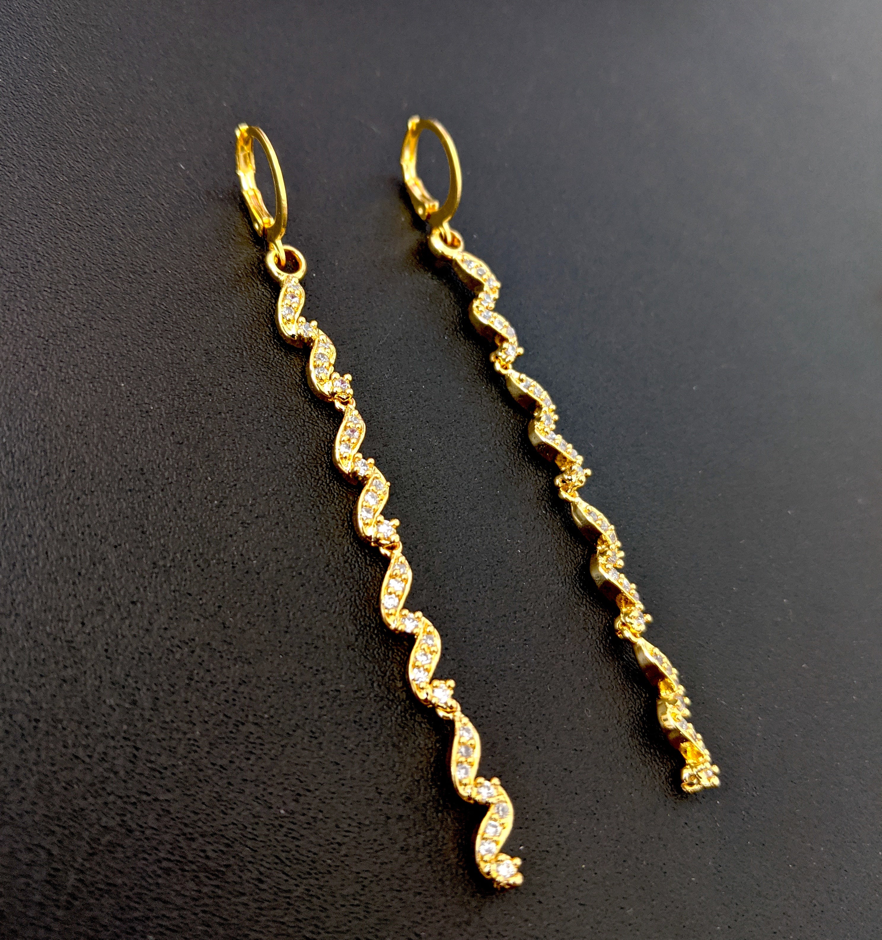 Nichole Chain Earrings | Gold Earring | Long Earrings | Earring For Women's  – Swashaa