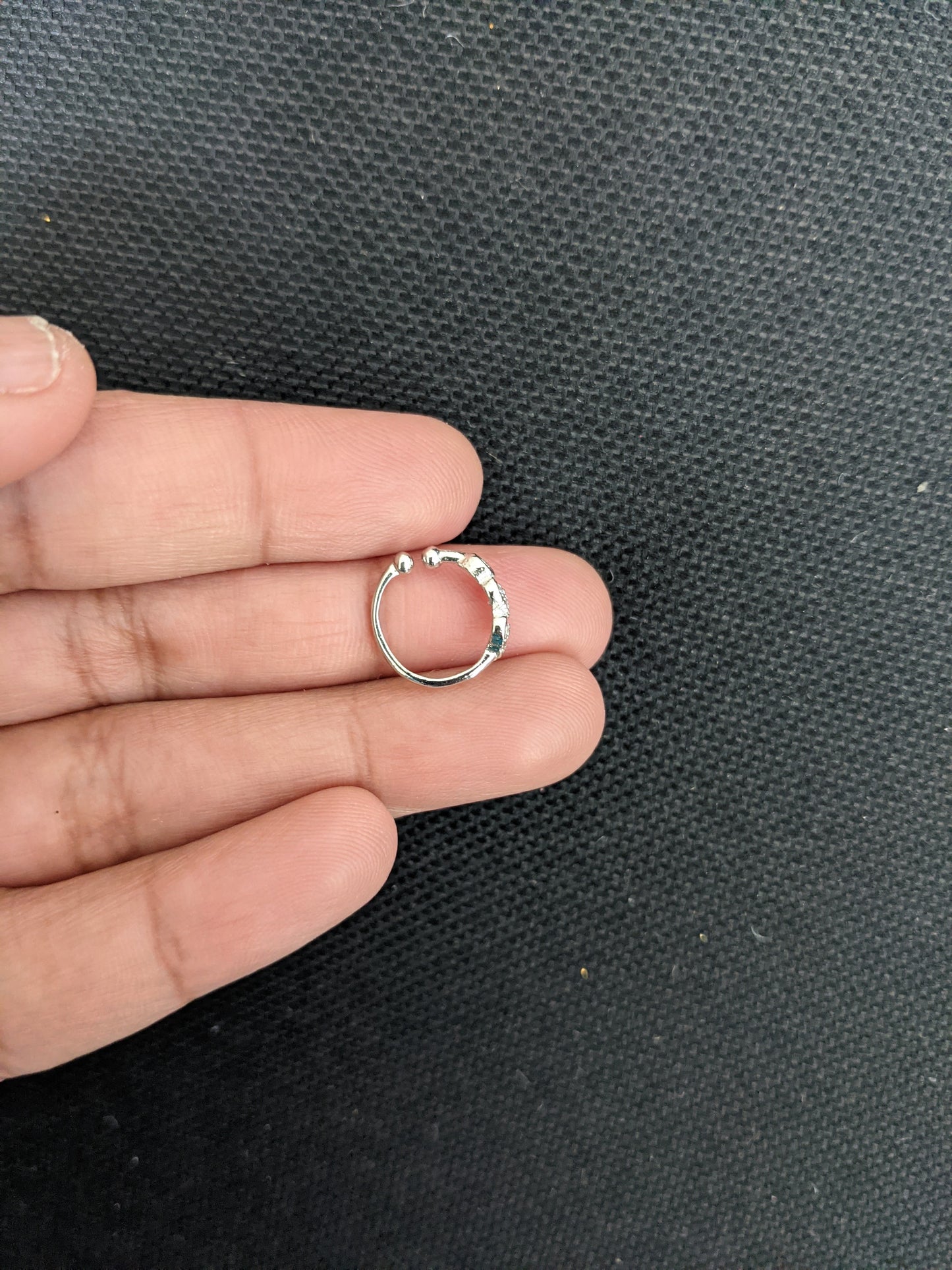 Heart design Small Clip on Nose Ring