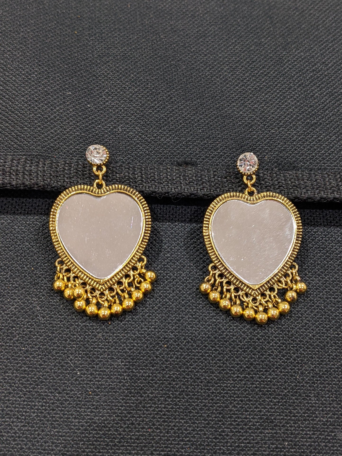 Mirror pasted Designer Earrings