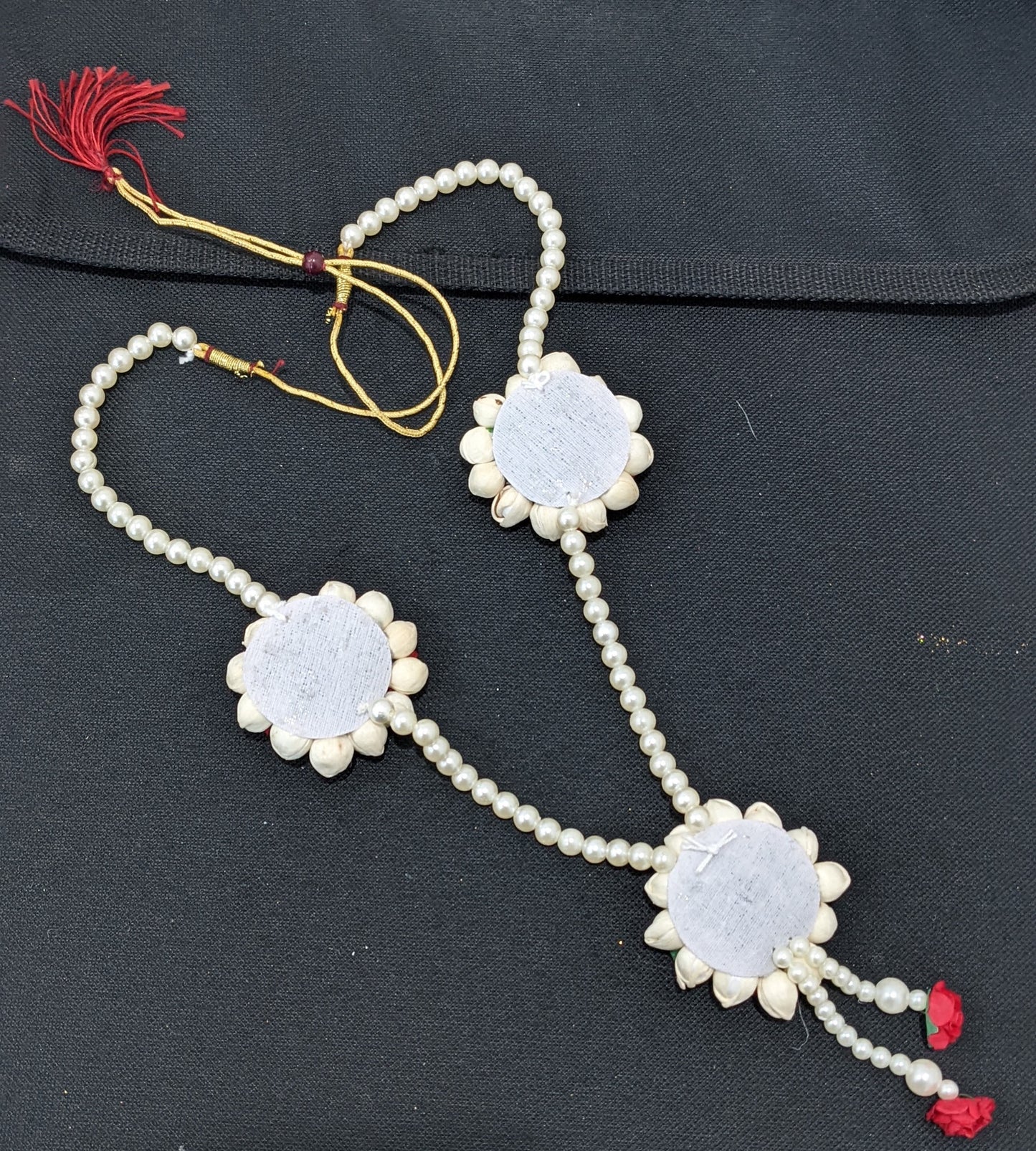Artificial flower Long Necklace Combo set