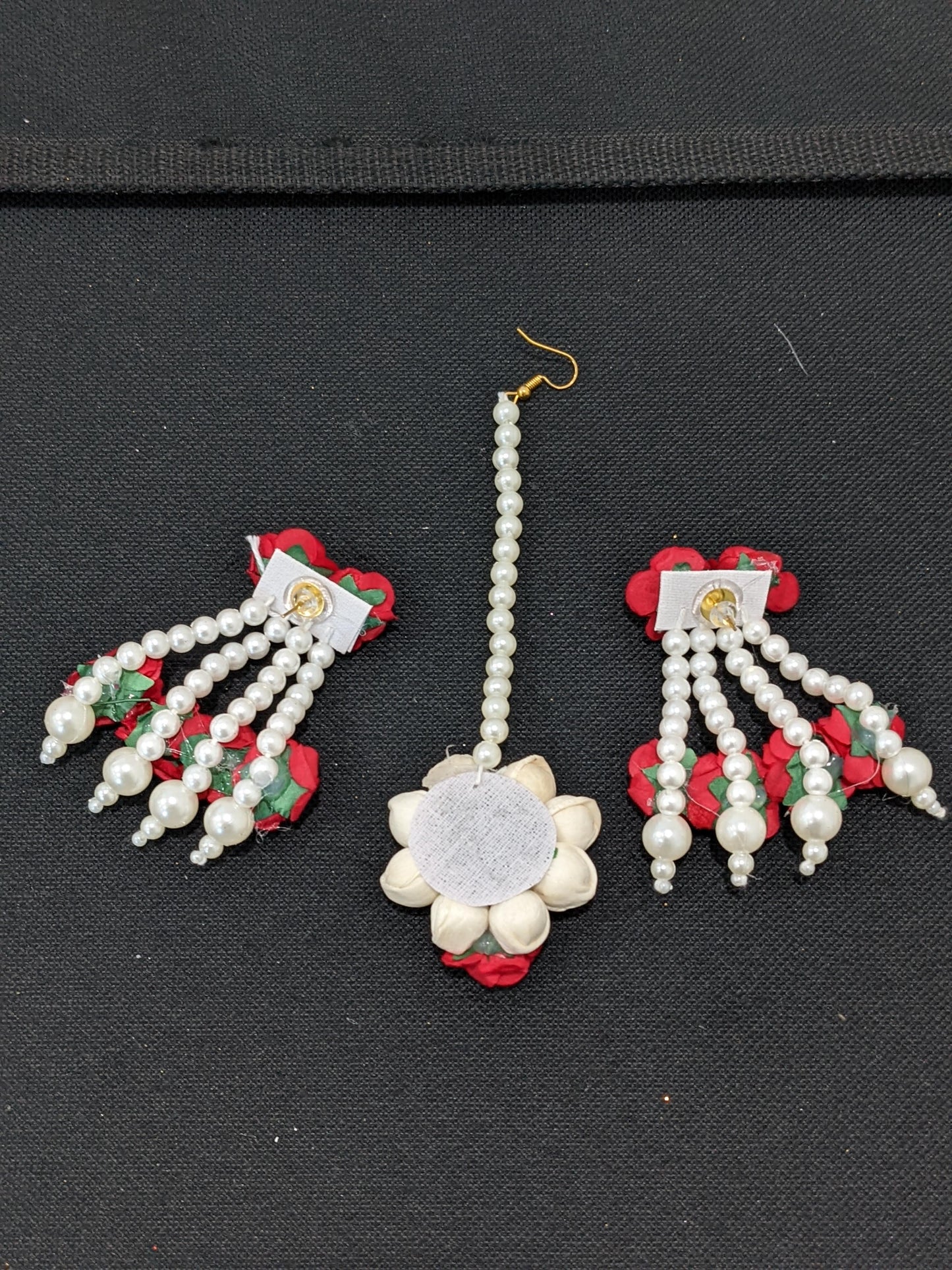Artificial flower Long Necklace Combo set