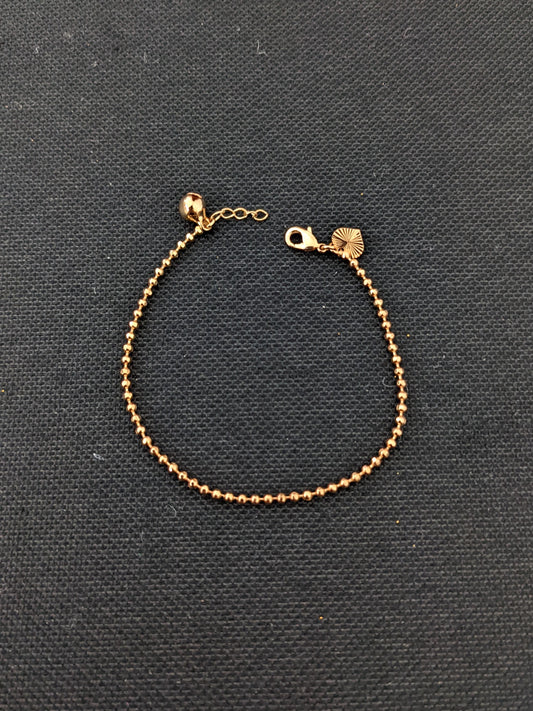 Bell bead dangling ball chain Bracelet