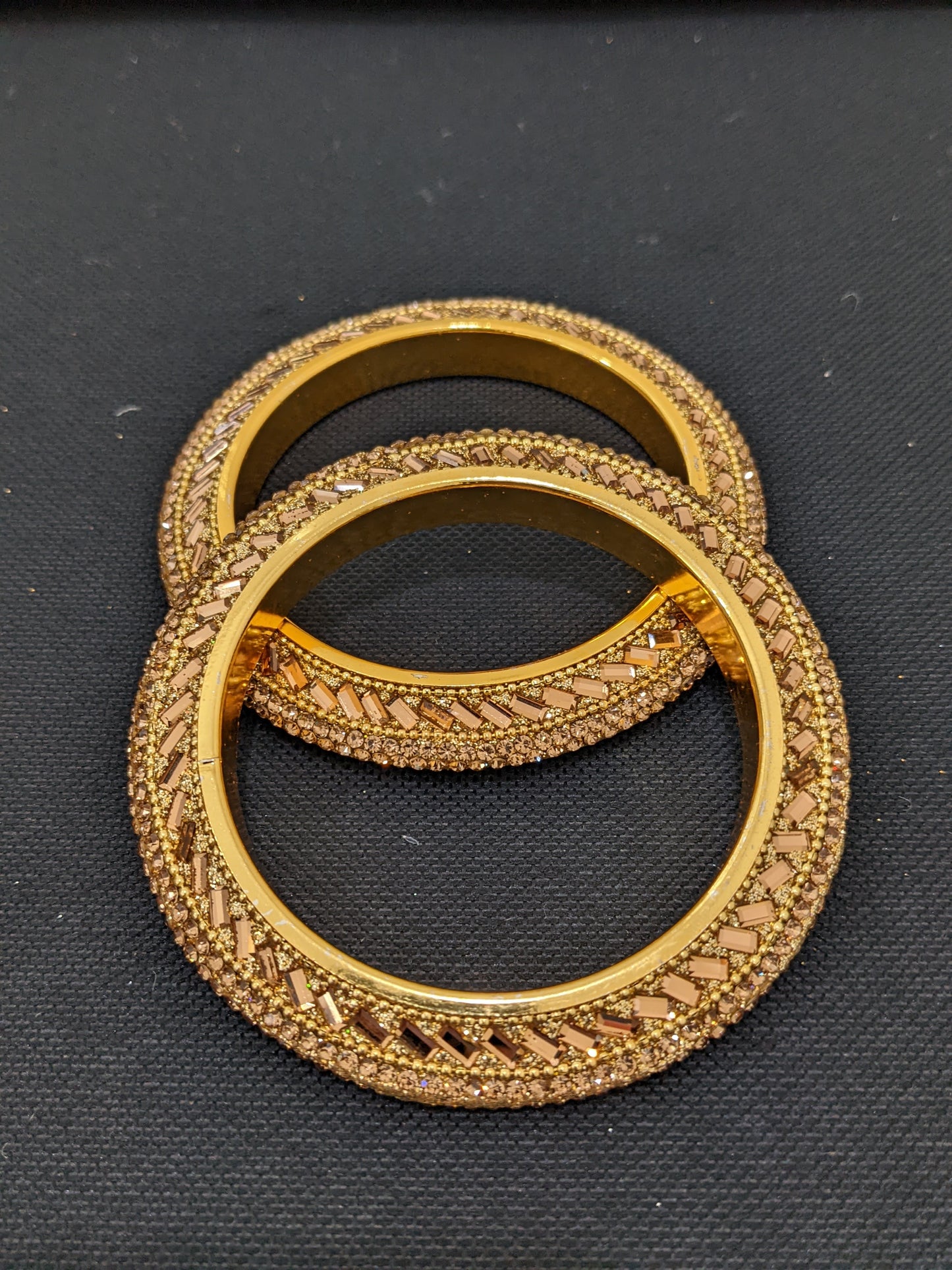 Gold plated Mirror Bangles