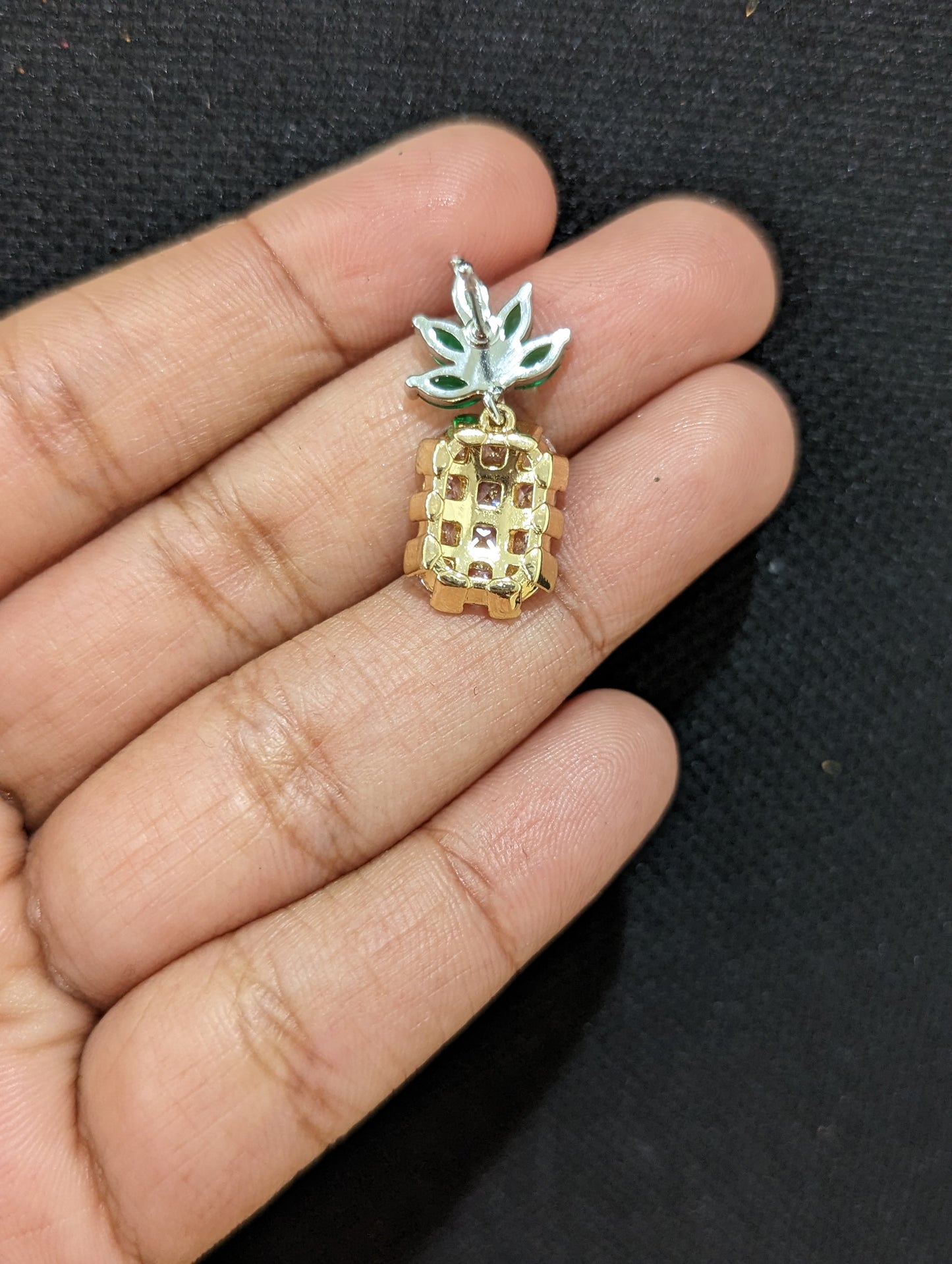 Pineapple design cz Earring - Simpliful