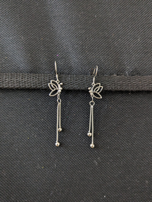 Butterfly design Hook drop earrings