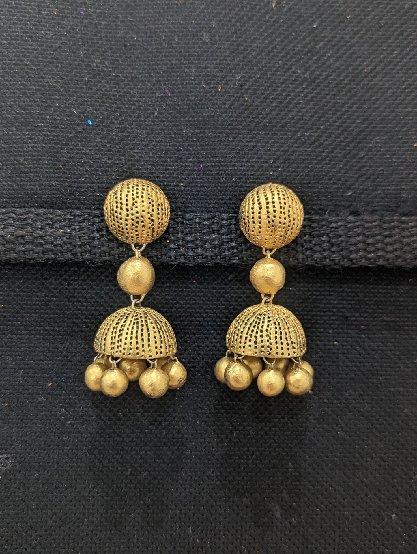 Terracotta Medium Jhumka Earrings