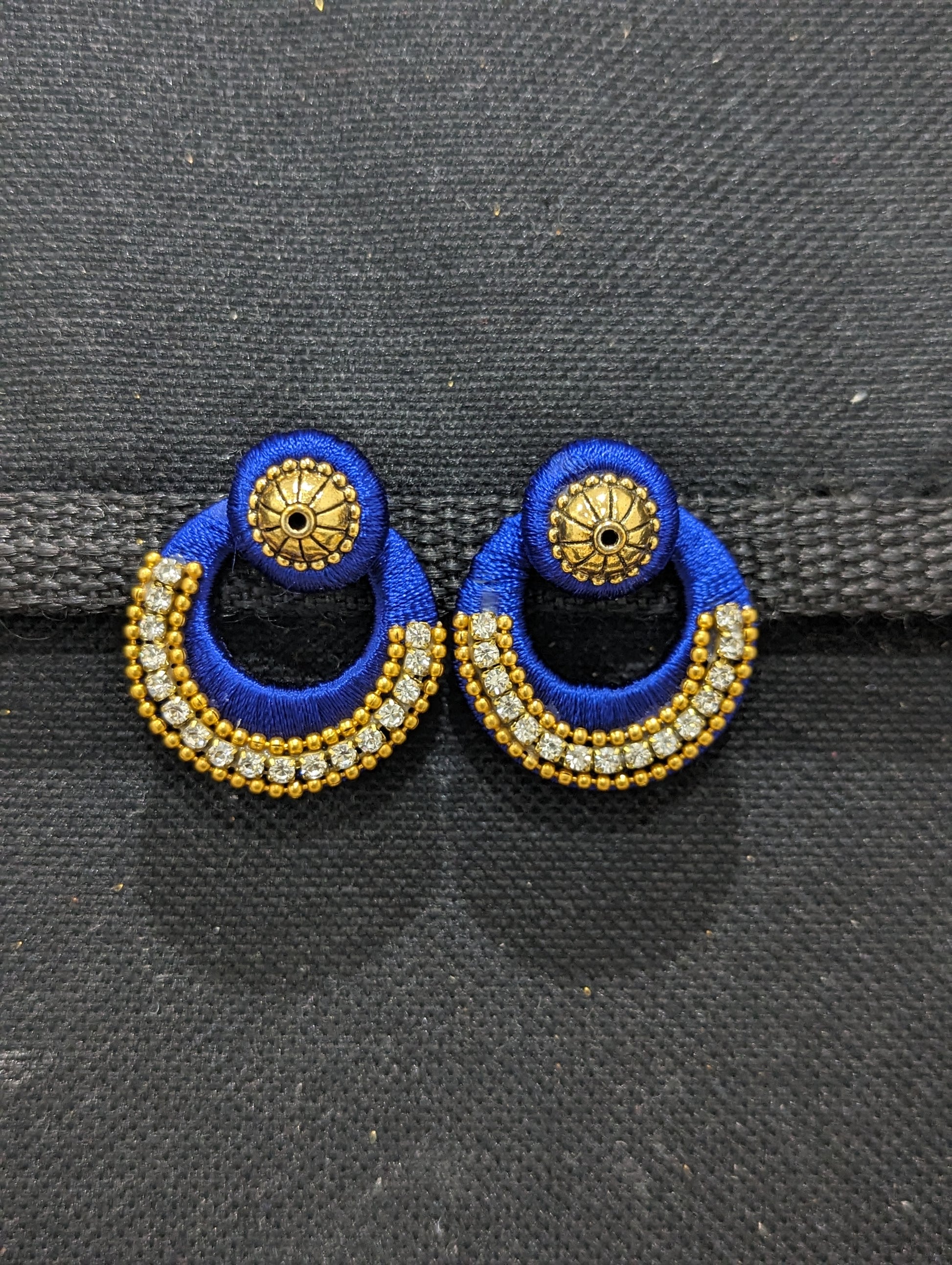 Silk thread Ramleela Earrings - Main Image