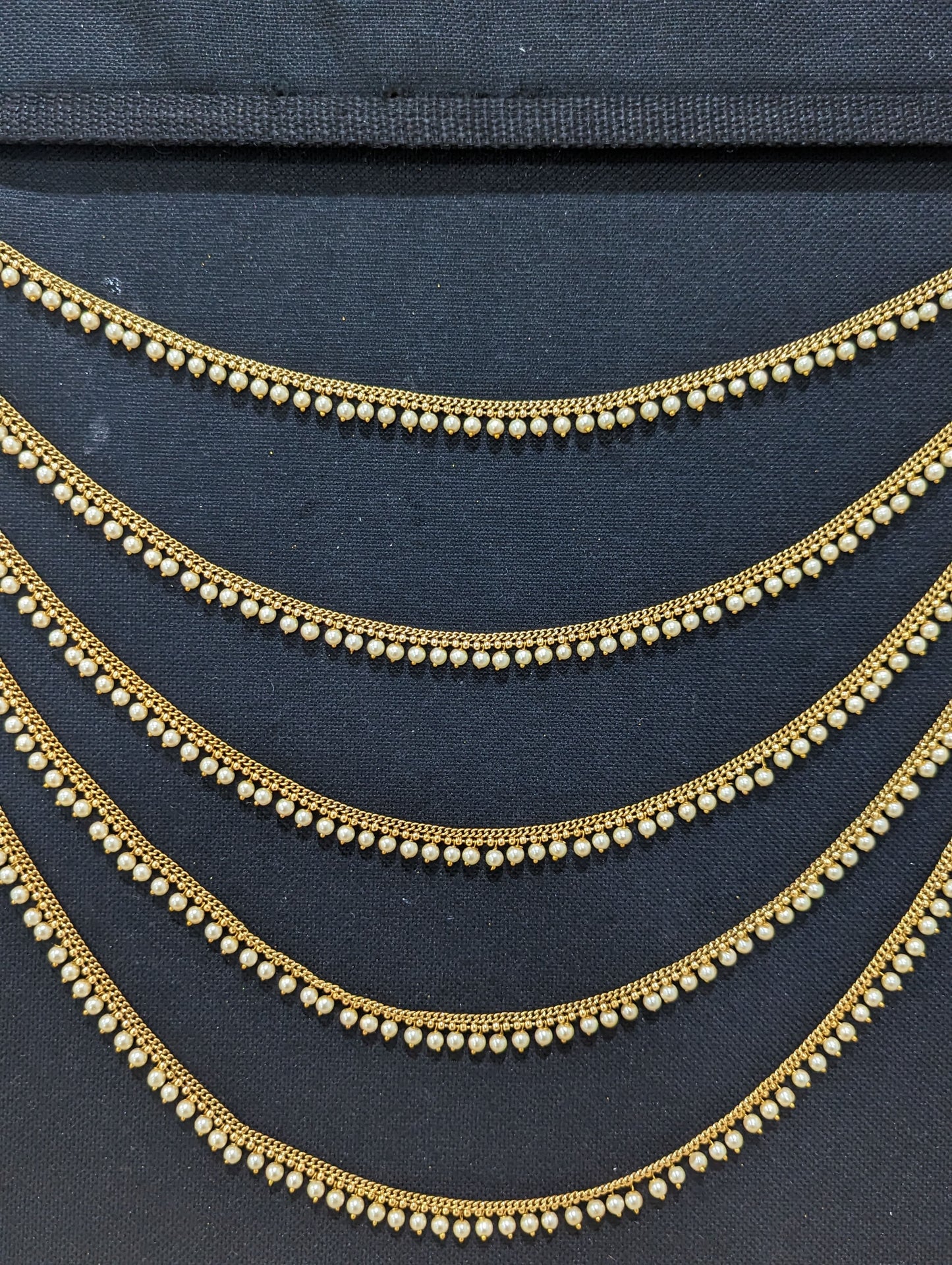 Grand pearl bead 5 layer Hip Chain / Waist Belt / Hip Belt