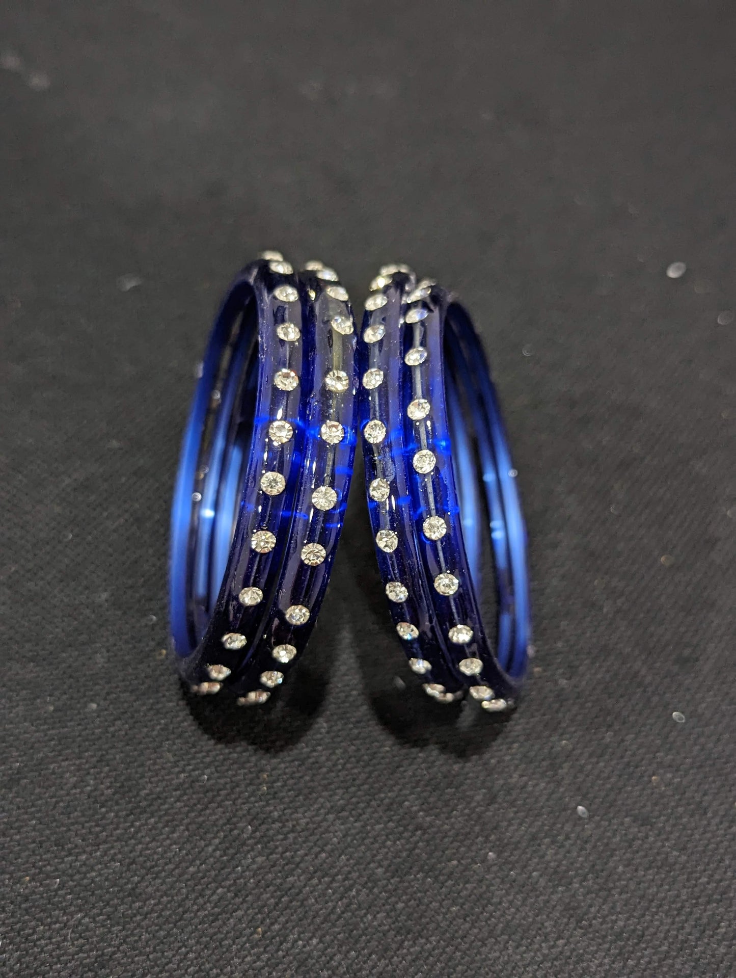 D3 - Designer Glass Bangles - Set of 4 bangles