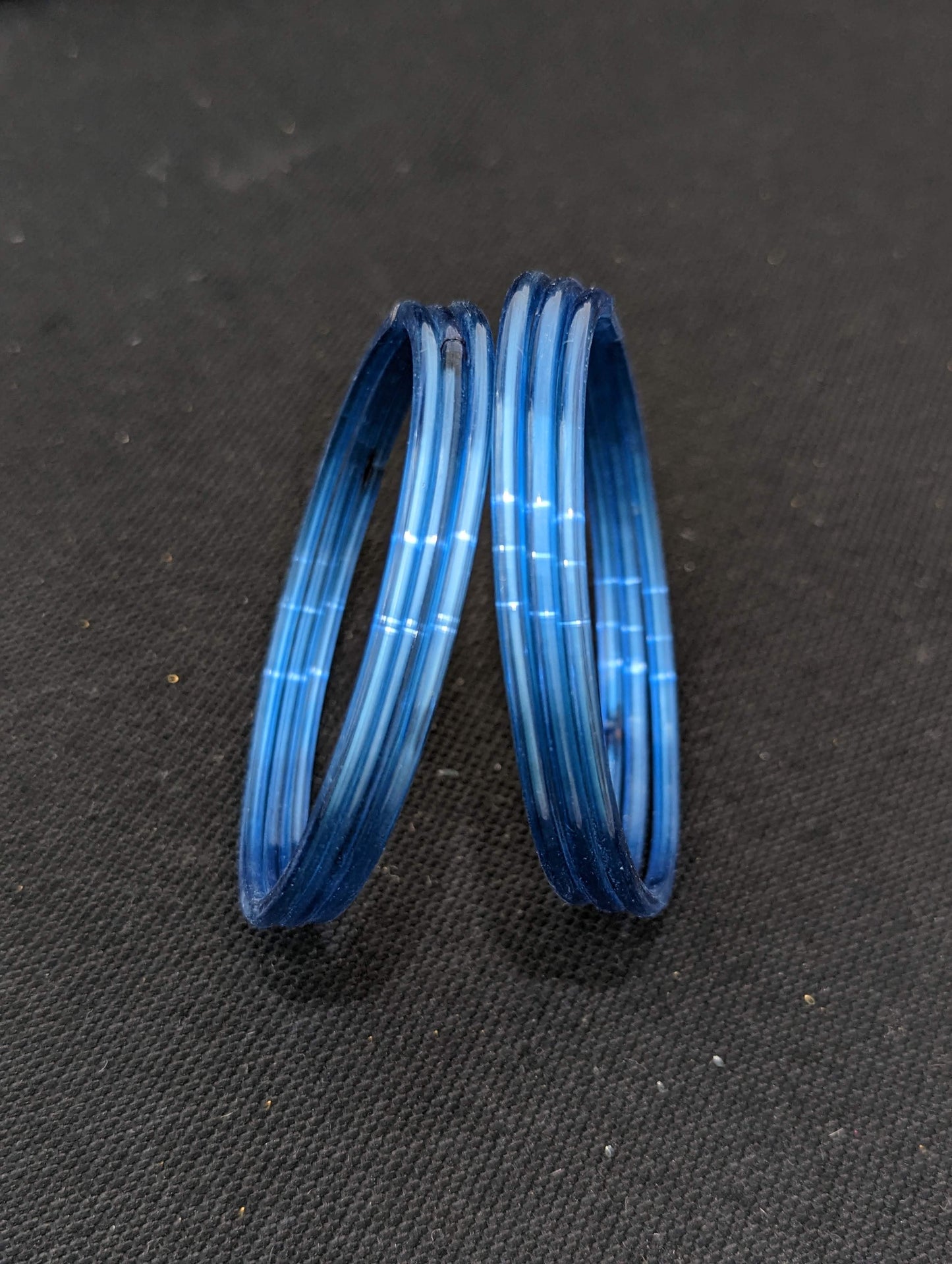 Plain Glass Bangles - Set of 6 bangles / Half dozen bangles