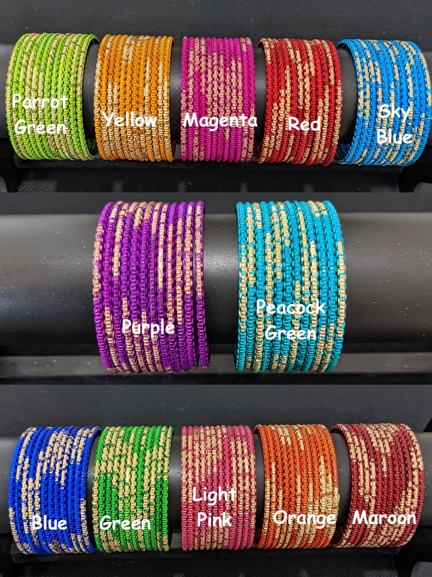 Toddler / Kids Matte Metal Bangles