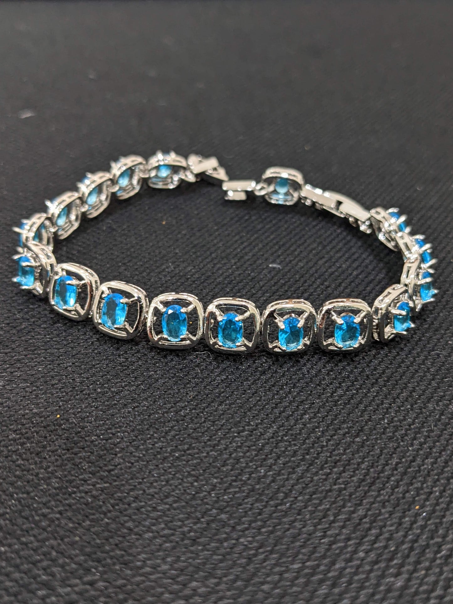 Square design CZ stone Bracelet