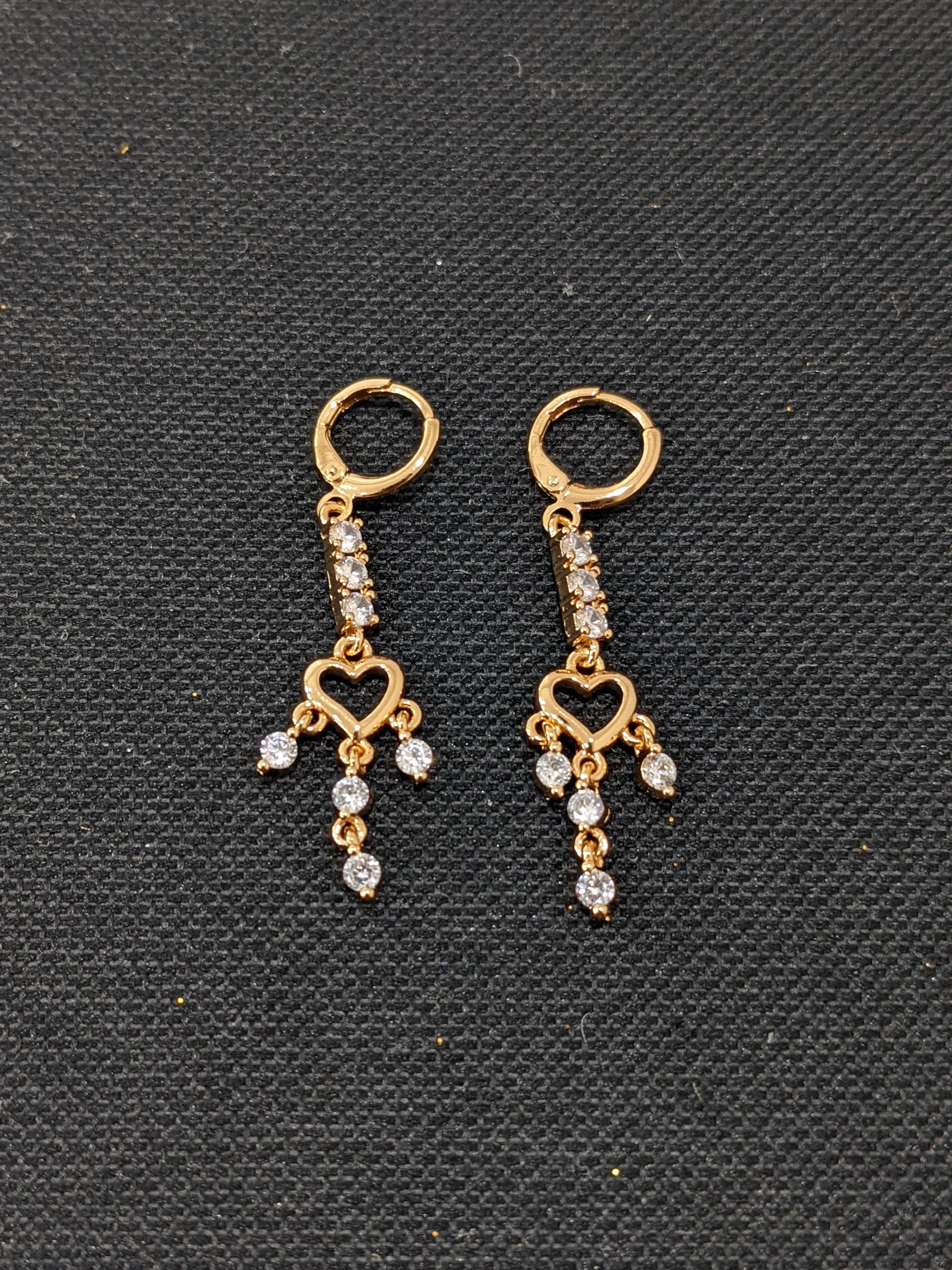 Latest Gold Hoop Earring Designs||Ear Piercing Ideas for Girls | Gold hoop  earrings style, Gold necklace designs, Gold earrings designs