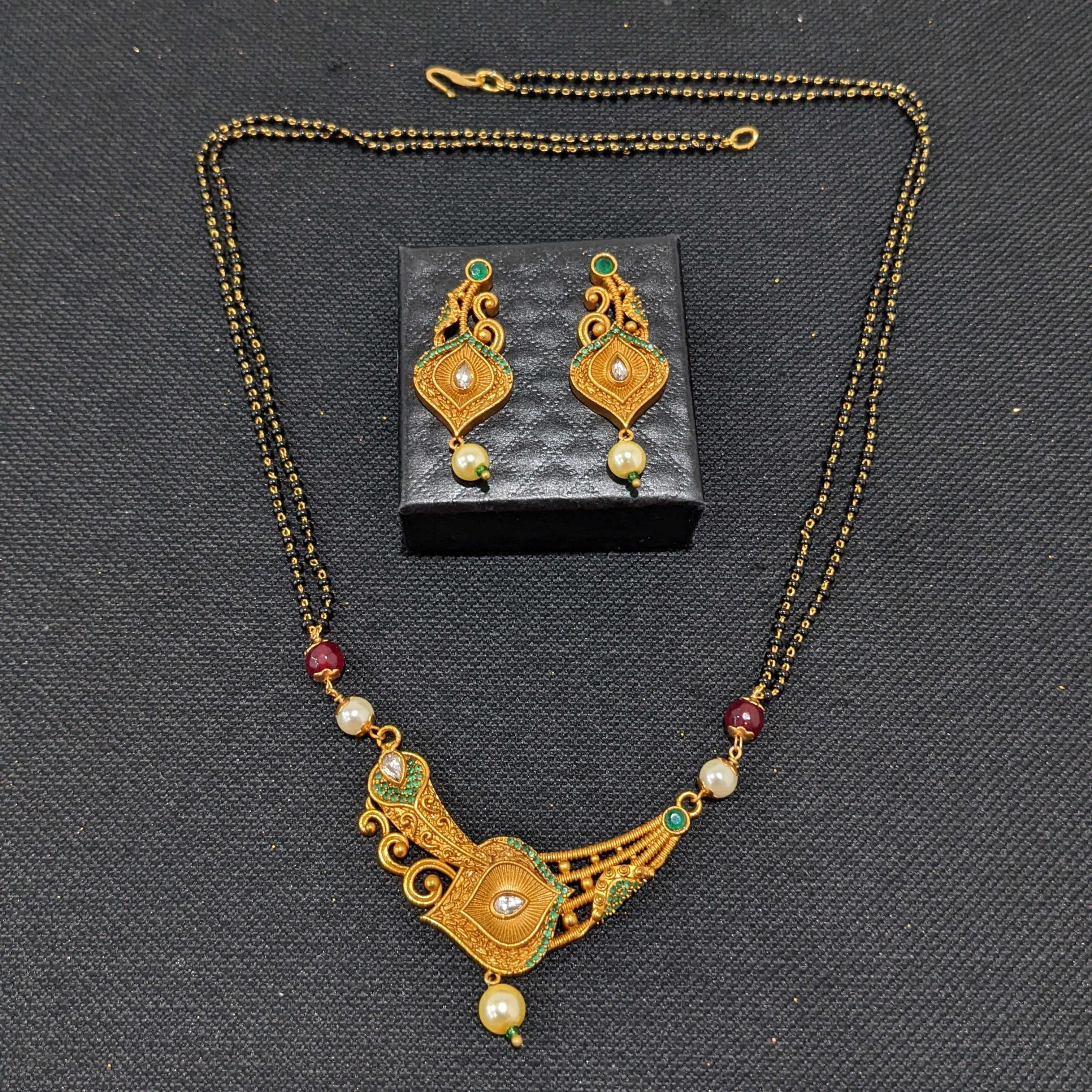 Golden Colour Designer Combo Bugadi Earrings and India | Ubuy