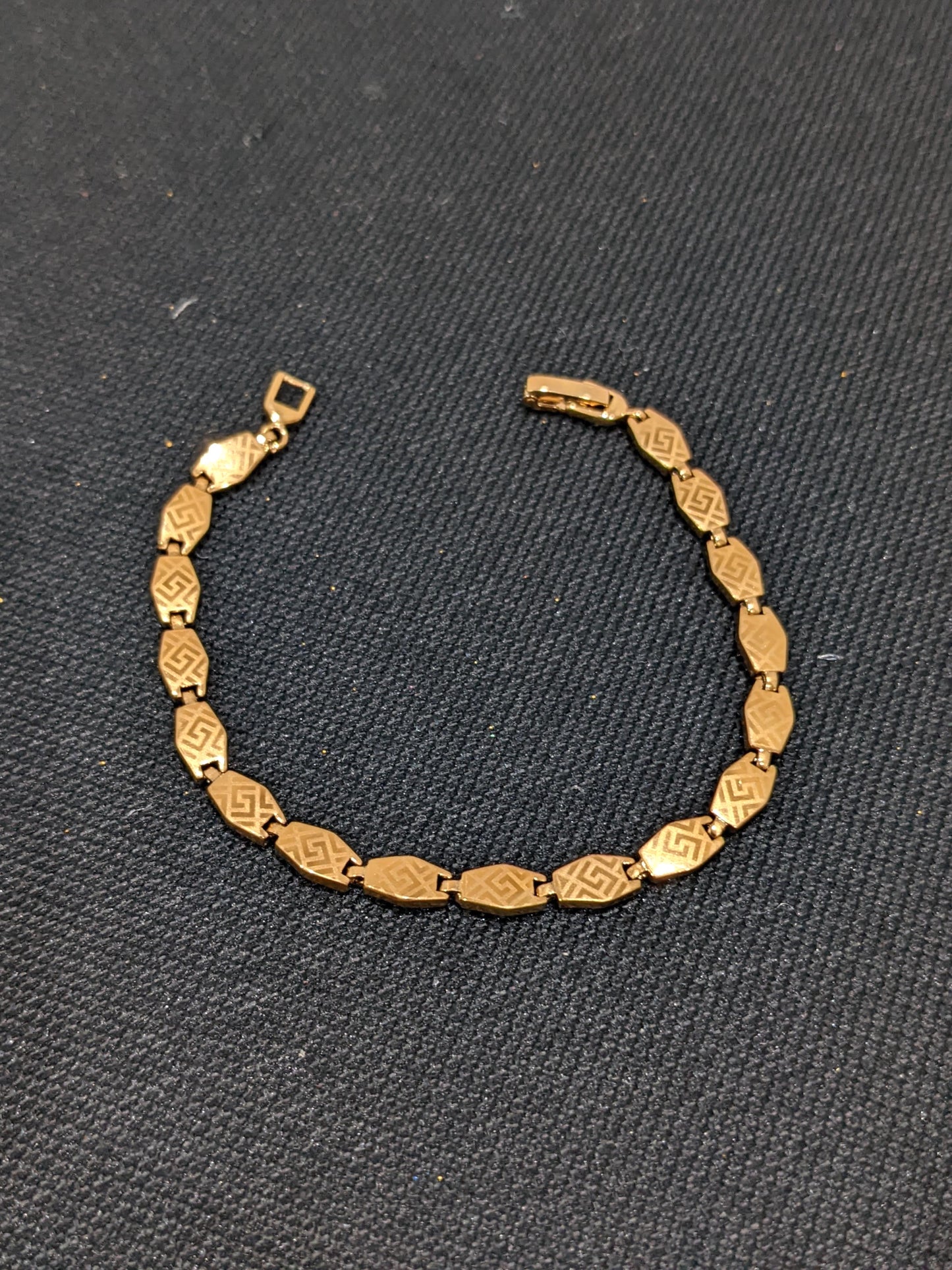 Laser cut Gold plated Bracelet